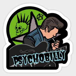 Psychobilly Greaser Punk Rock Sticker